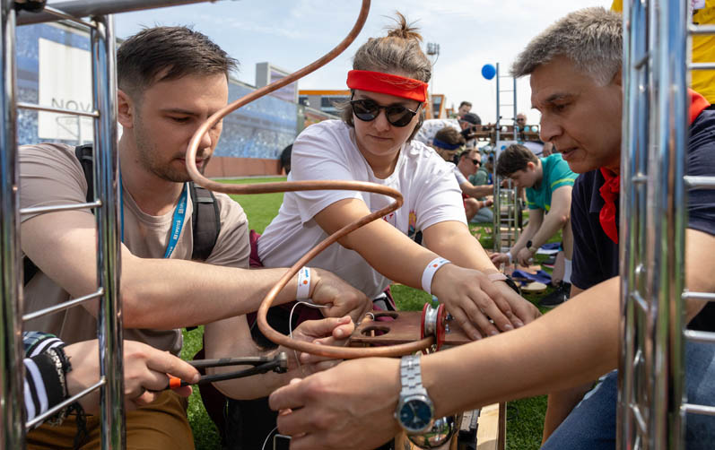 Teambuilding Goldberg Machine